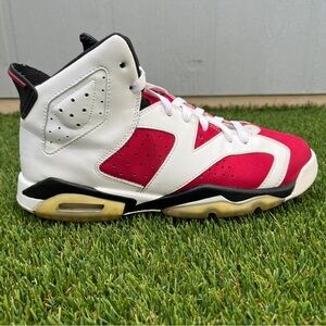 Nike Air Jordan 6 Carmine Countdown Pack Size 7Y 322720-161